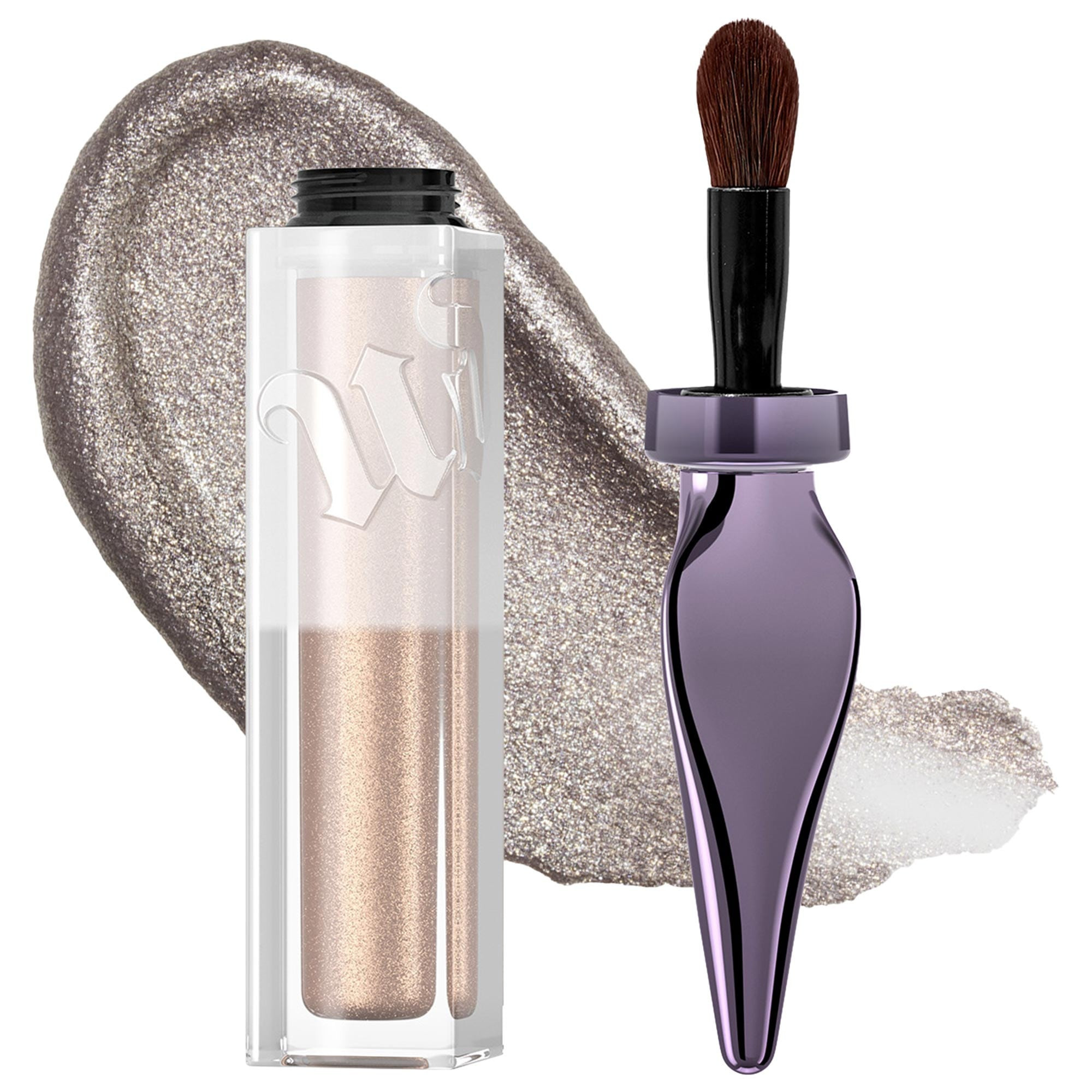 Urban Decay 24/7 Glaze-On Shimmer Liquid Eyeshadow Silver Spooning 0.11 oz / 3.12 g | Sephora (US)