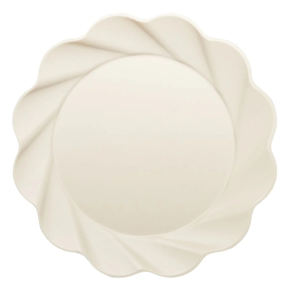Simply Eco Extra Large Plate- Cream/8pk | Sophistiplate