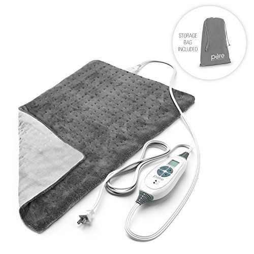 PureRelief XL - King Size Heating Pad with Fast-Heating Technology, 6 Temperature Settings & Conveni | Amazon (US)