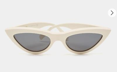 Celine Grey Black Ivory CL4019IN Cat Eye Sunglasses Used  | eBay | eBay US