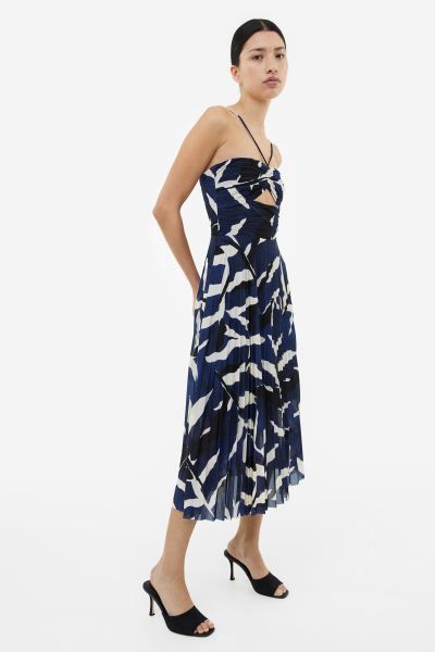 Pleated Halterneck Dress | H&M (US)