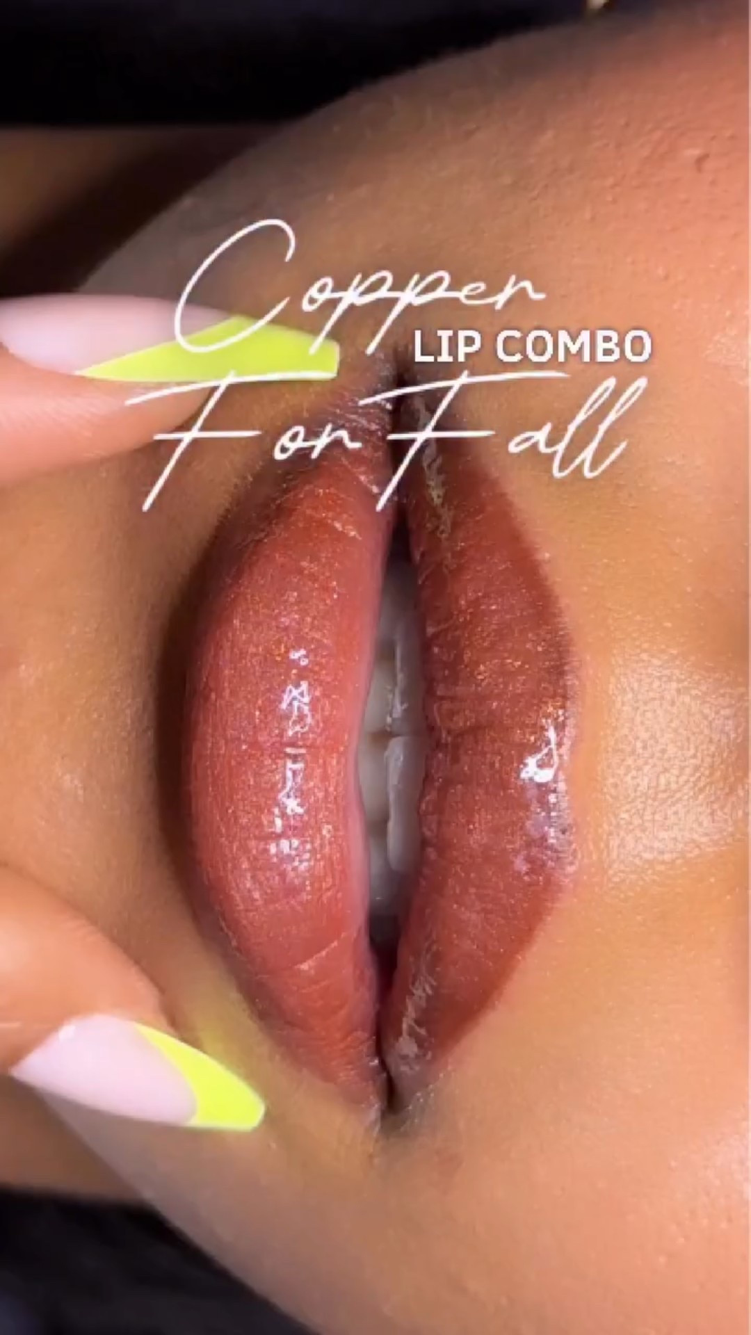 copper lip combo for fall

I need to stop eating when I’m filming makeup content 😭but I just get so hungry, but now I have crumbs 😩

Have we started wearing fall lip combos? 

All products linked in my LTK ❤️ using @covergirl 

#lipcombo #falllipcombo #falllipcolor #falllipstick #falllips #lipgloss #covergirl #makeupreel #lipmakeup