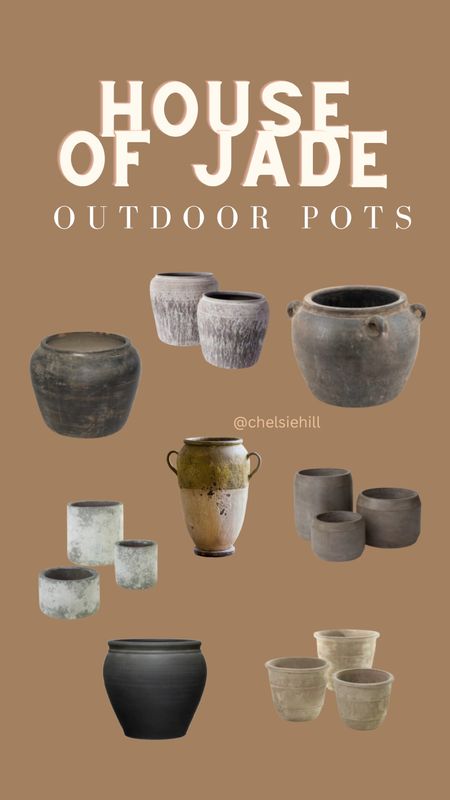 Been looking for some outdoor pots & I found the jackpot!! 🤎🤎🤎🤎 

Outdoor decor. Planters. Outdoor pots. Home decor. #Ltkhome #ltkoutdoor 

#LTKSeasonal #LTKhome #LTKfindsunder100