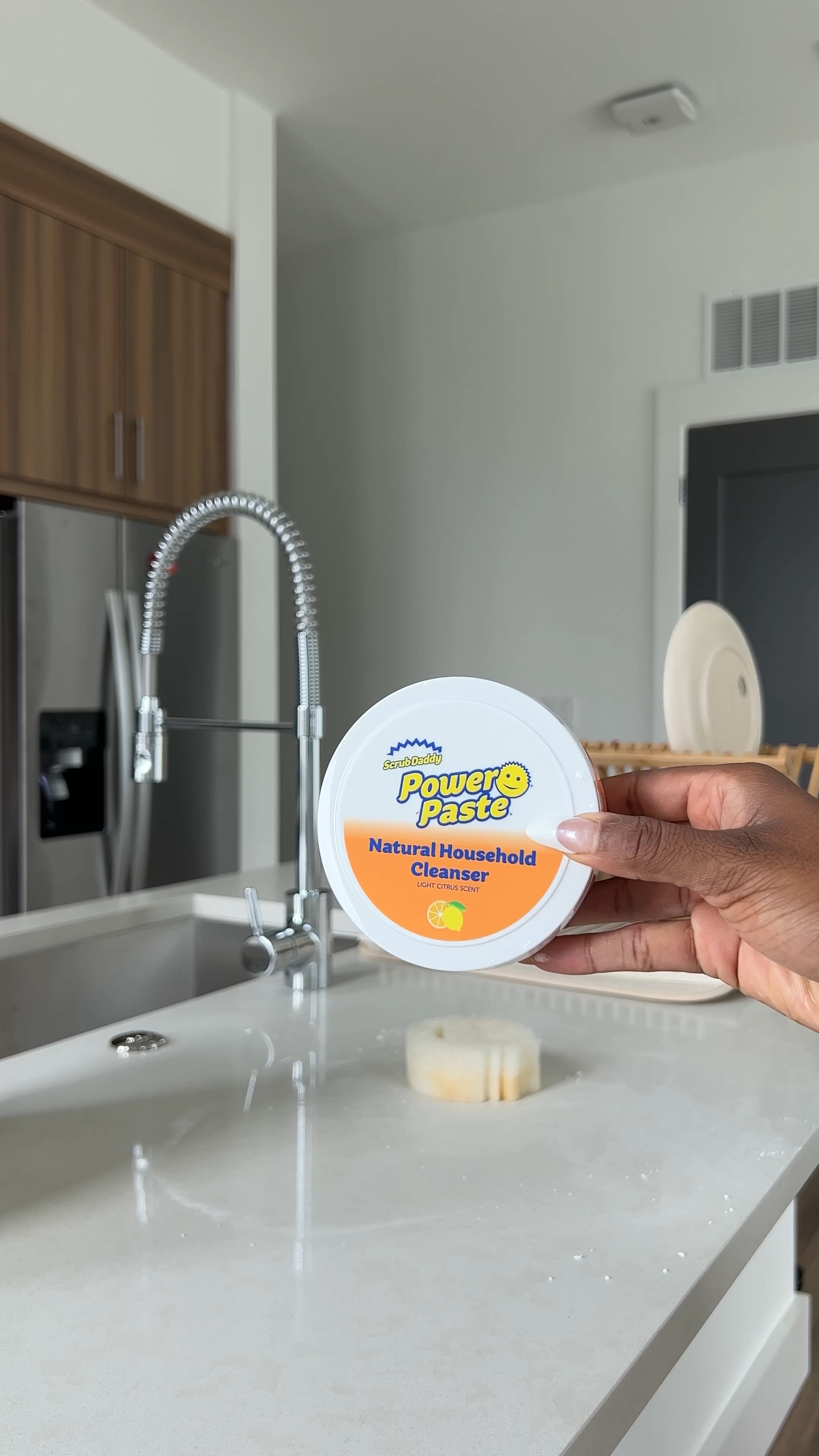 a kitchen MUST HAVE (!!) absolutely love the scrub daddy power paste for my marble counter tops. it literally gets everything out the tiniest cracks. 

it’s also really good for electric stove tops and getting oil/grease off your dishes. 12/10 would recommend 🤩


#LTKhome