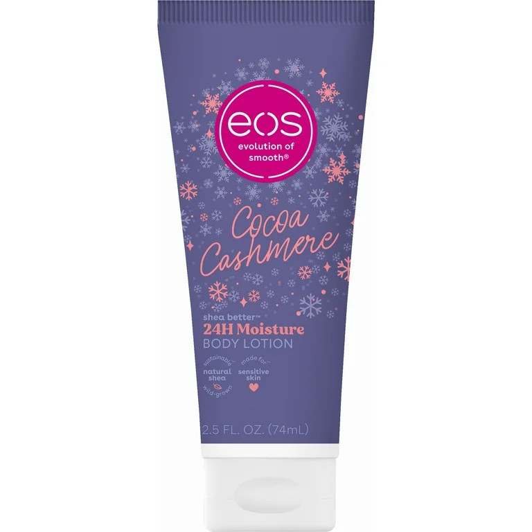 eos Travel Shea Better 24H Moisture Body Lotion, Cocoa Cashmere, 2.5 fl oz | Walmart (US)