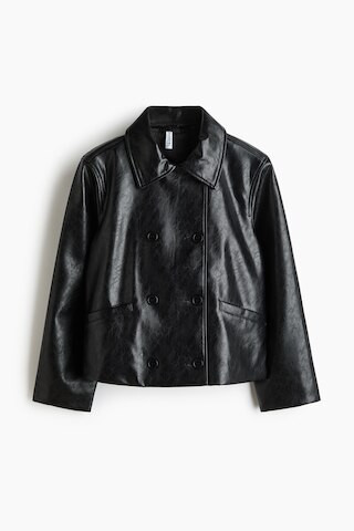 H & M - Coated Jacket - Black | H&M (US + CA)