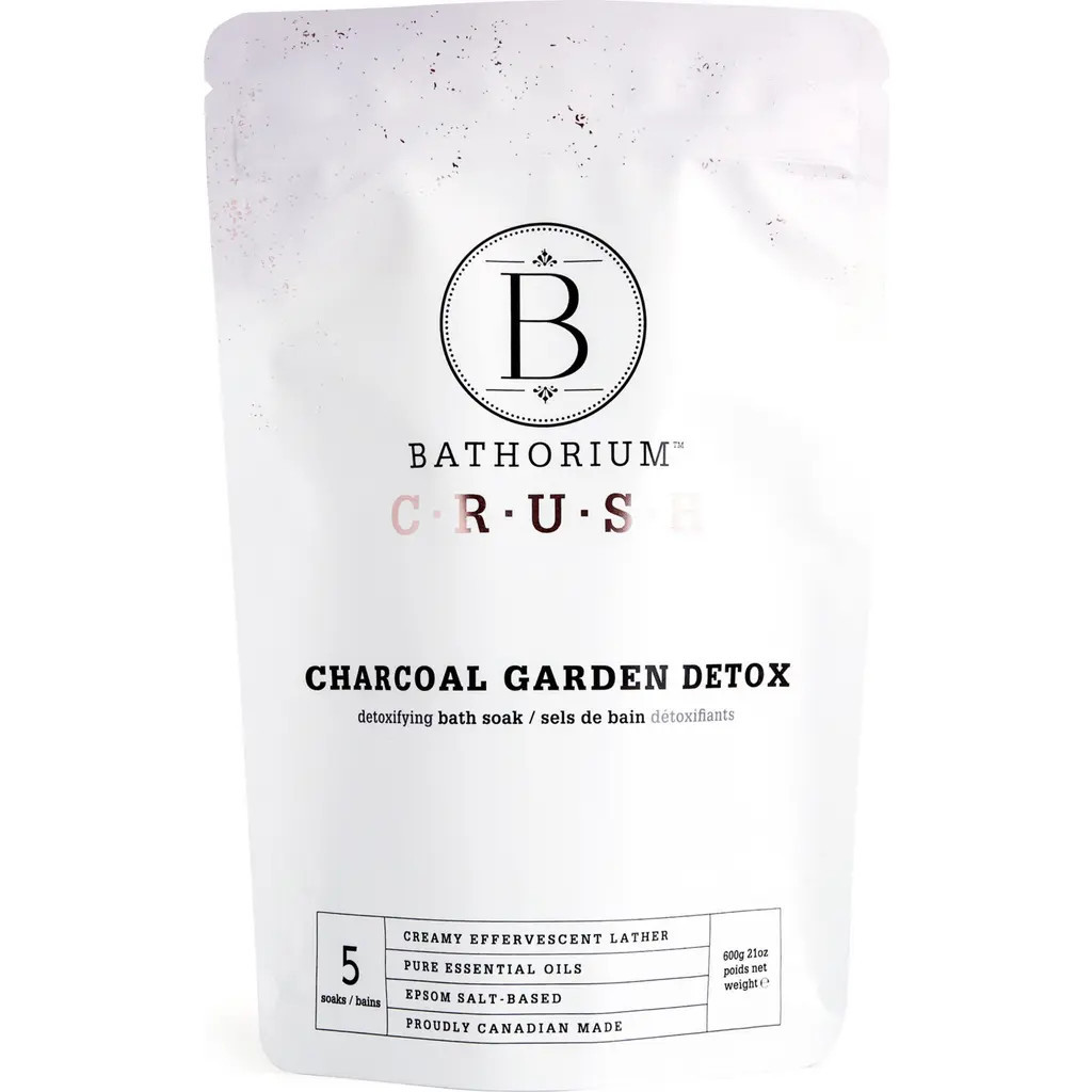 Bathorium Charcoal Garden Detox Crush Bath Soak at Nordstrom, Size 21 Oz | Nordstrom