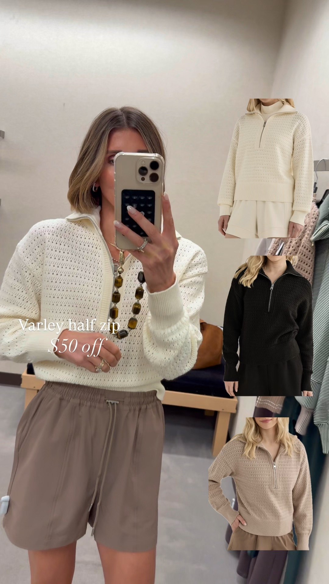 The Varley from the #nsale is so good! I'm wearing small in tops and xs in bottoms