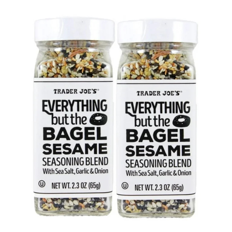 2 Pack | Trader Joe's Everything But The Bagel Sesame Seasoning Blend, 2.3 oz | Walmart (US)