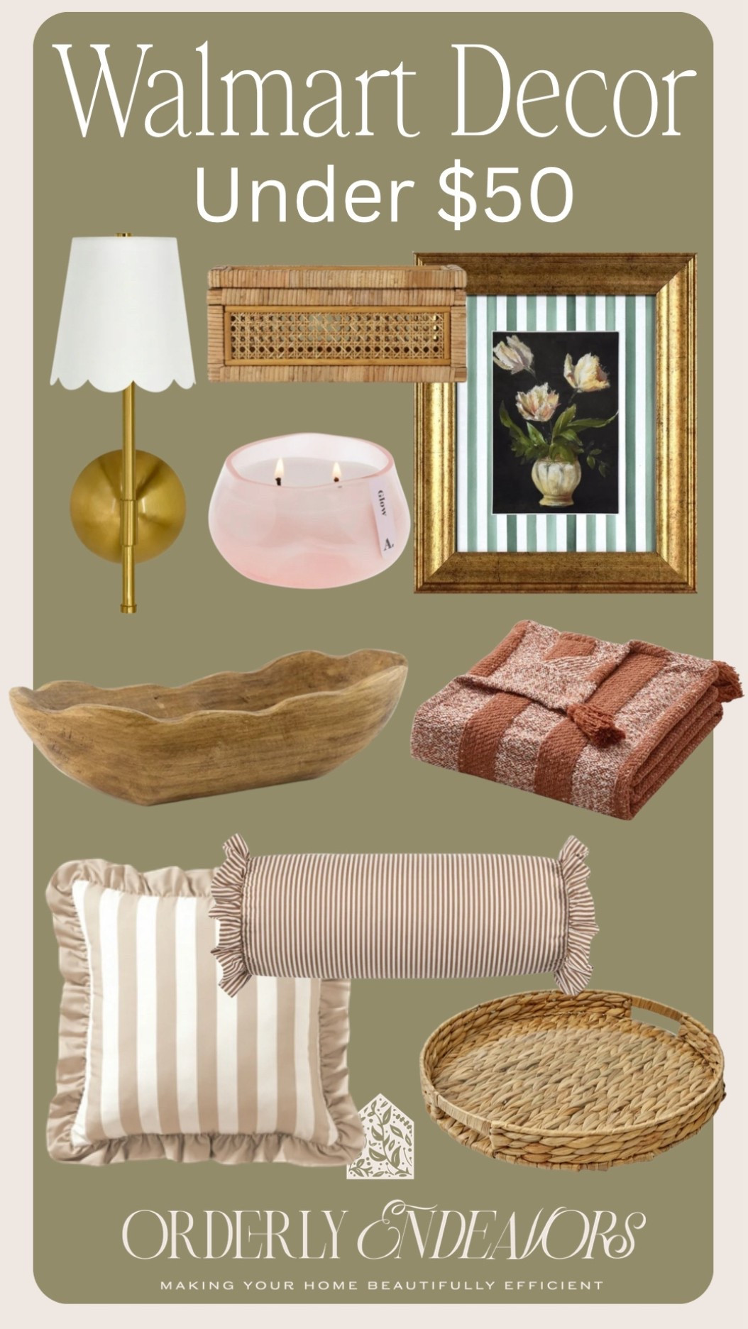 Walmart home decor under $50

#LTKHome #LTKSeasonal