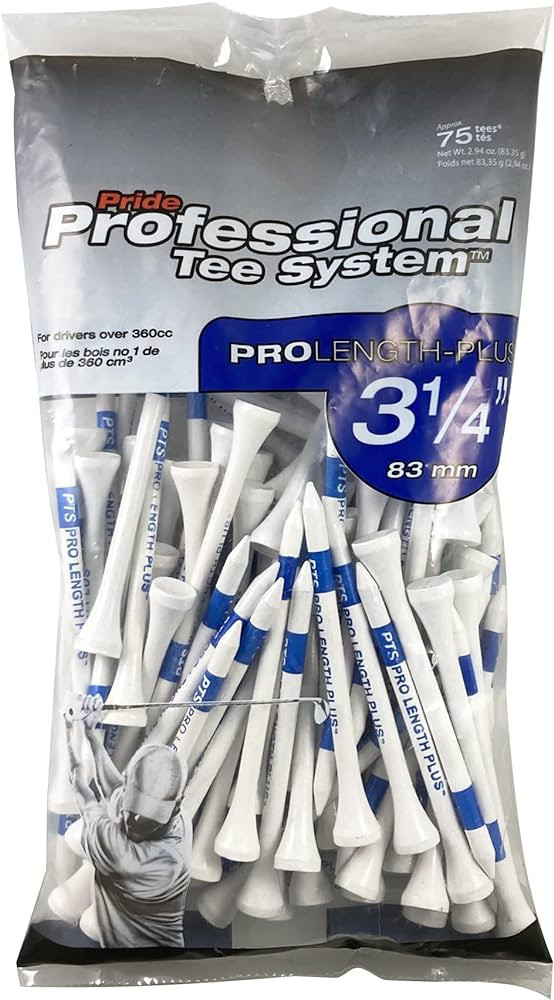 Pride Professional Tee System 75 Count, White | Amazon (US)