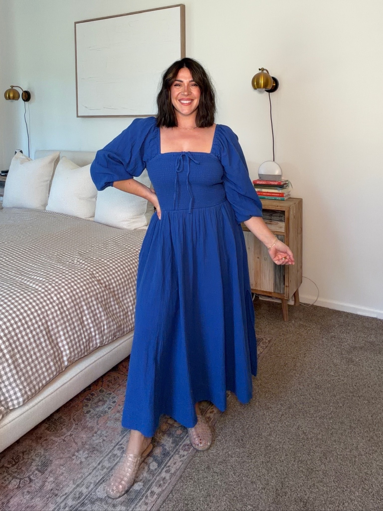 100% guazy cotton all season dress under $60! Lightweight and breathable, plus comes in tons of colors

Size L

#LTKSeasonal #LTKMidsize #LTKootd