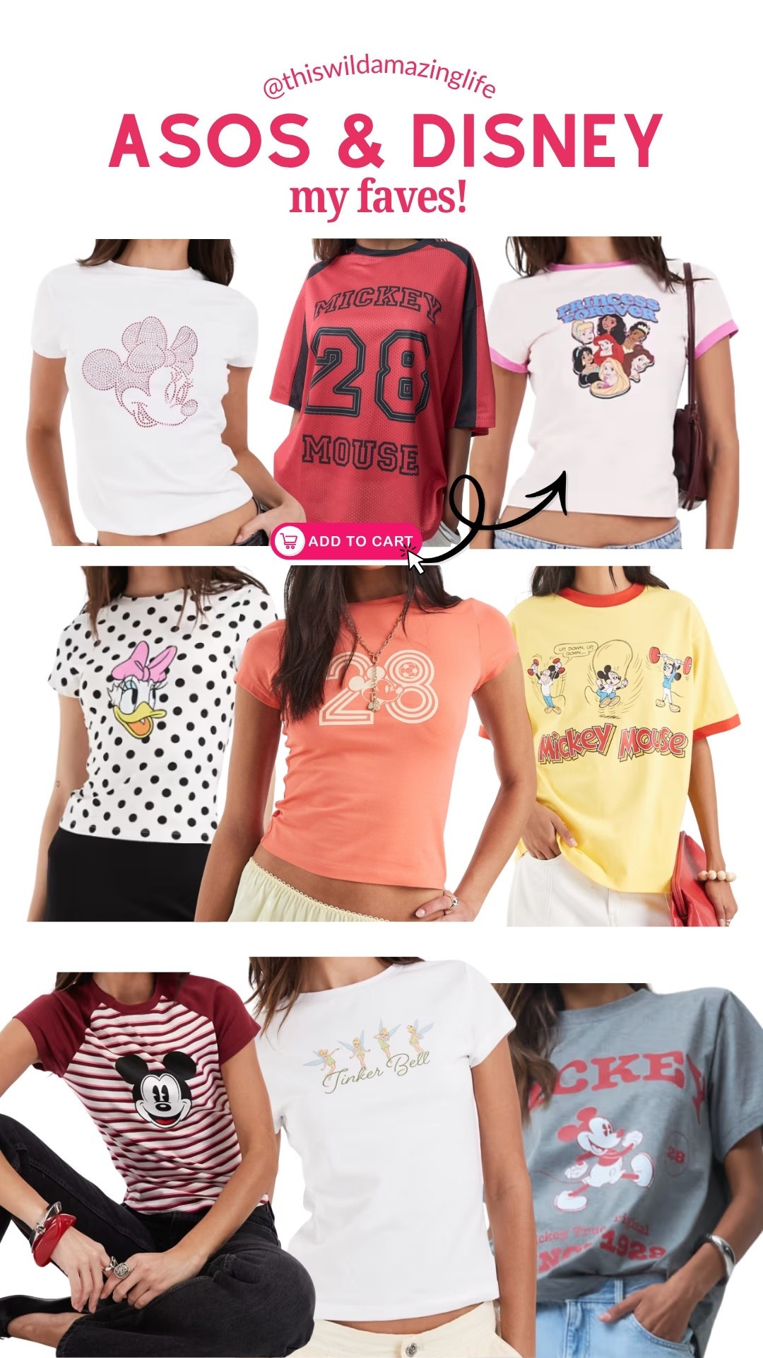 Obsessed with these Disney picks from @ASOS !! #asos #asosdisney #disneyshirts

#LTKootd #LTKdayinmylife #LTKgrwm
