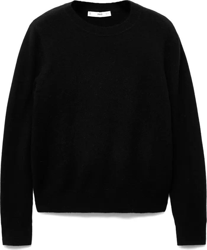 MANGO Selection Crewneck Cashmere Sweater | Nordstrom | Nordstrom