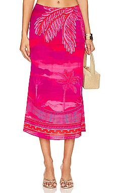 HEMANT AND NANDITA Midi Skirt in Multicolor from Revolve.com | Revolve Clothing (Global)