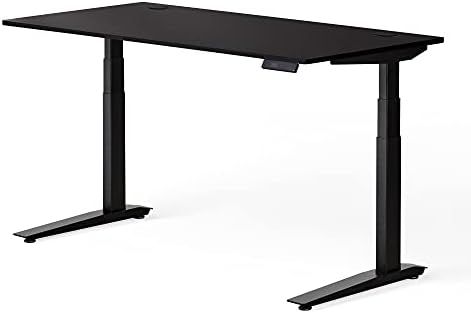 Fully Jarvis Standing Desk 48" x 27" Black Laminate Top - Electric Adjustable Desk Height from 25... | Amazon (US)