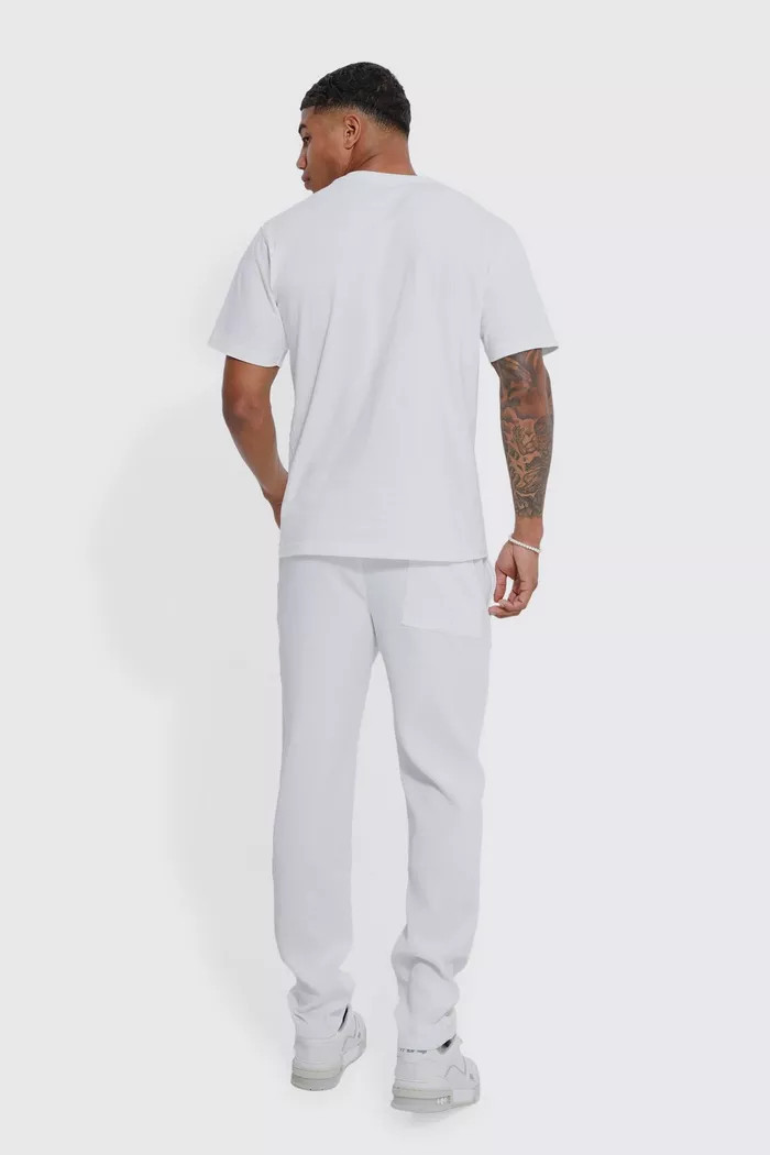 Slim Fit Pleated Trousers | Boohoo.com (US & CA)