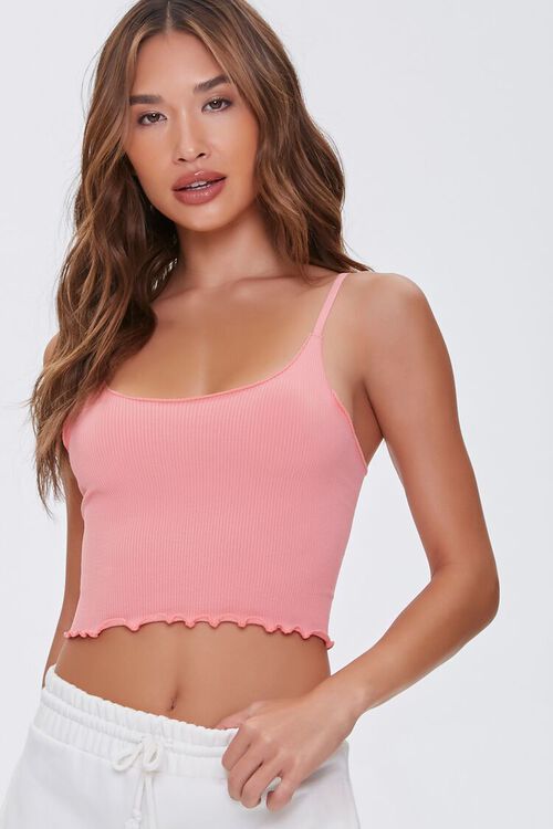 Seamless Lettuce-Edge Lounge Cami | Forever 21 (US)