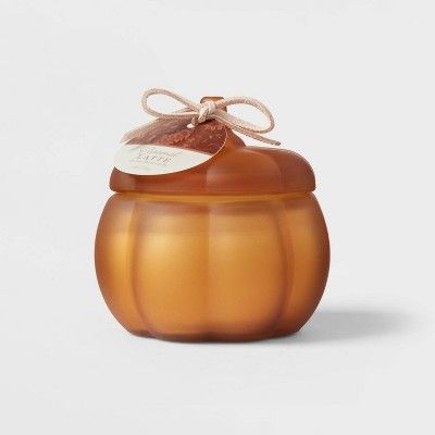 Mini Pumpkin Caramel Latte Honey Orange Candle - Threshold&#8482; | Target