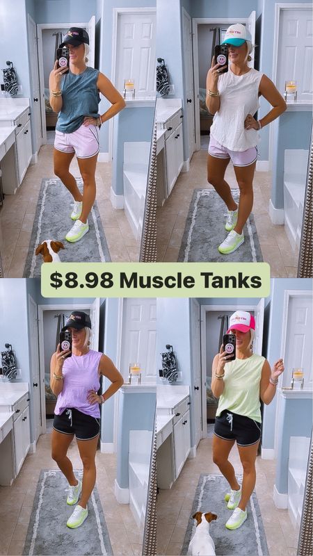 Walmart $8.98 muscle tanks - size medium 
Life and sports shorts - medium 


#LTKSaleAlert #LTKStyleTip #LTKTravel
