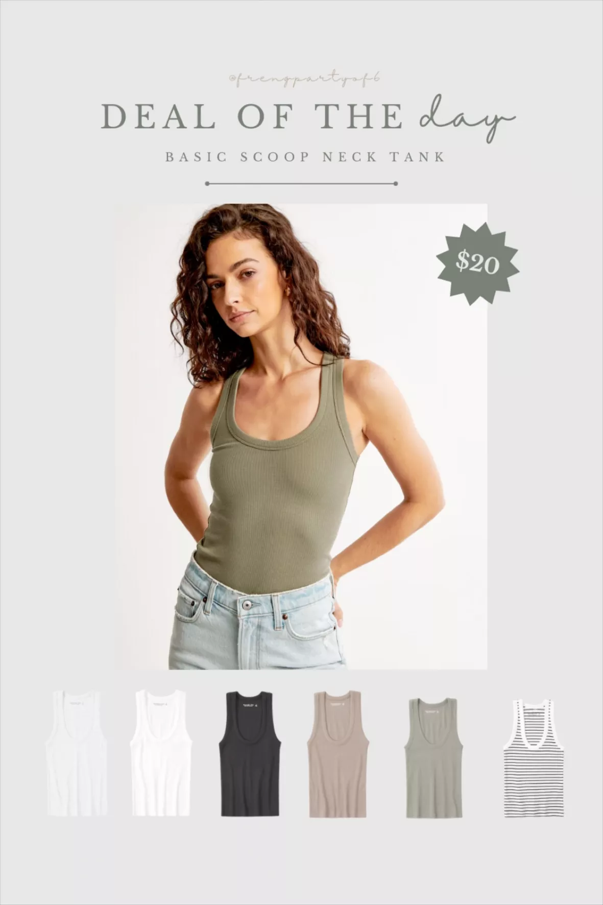 Essential Scoopneck Tank curated on LTK