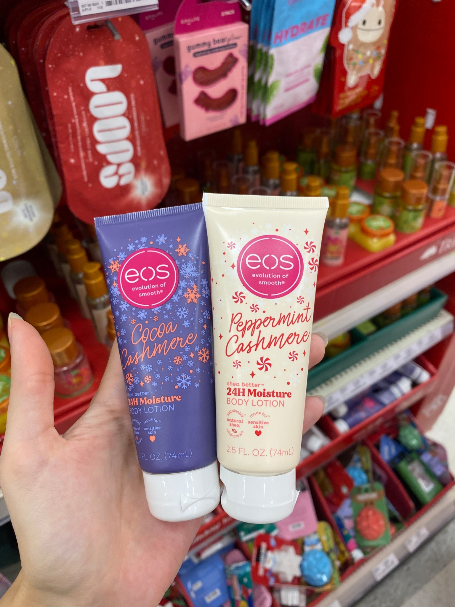 new eos minis from the holiday collection 🎀✨🎄 

#LTKHoliday #LTKGiftGuide #LTKBeauty