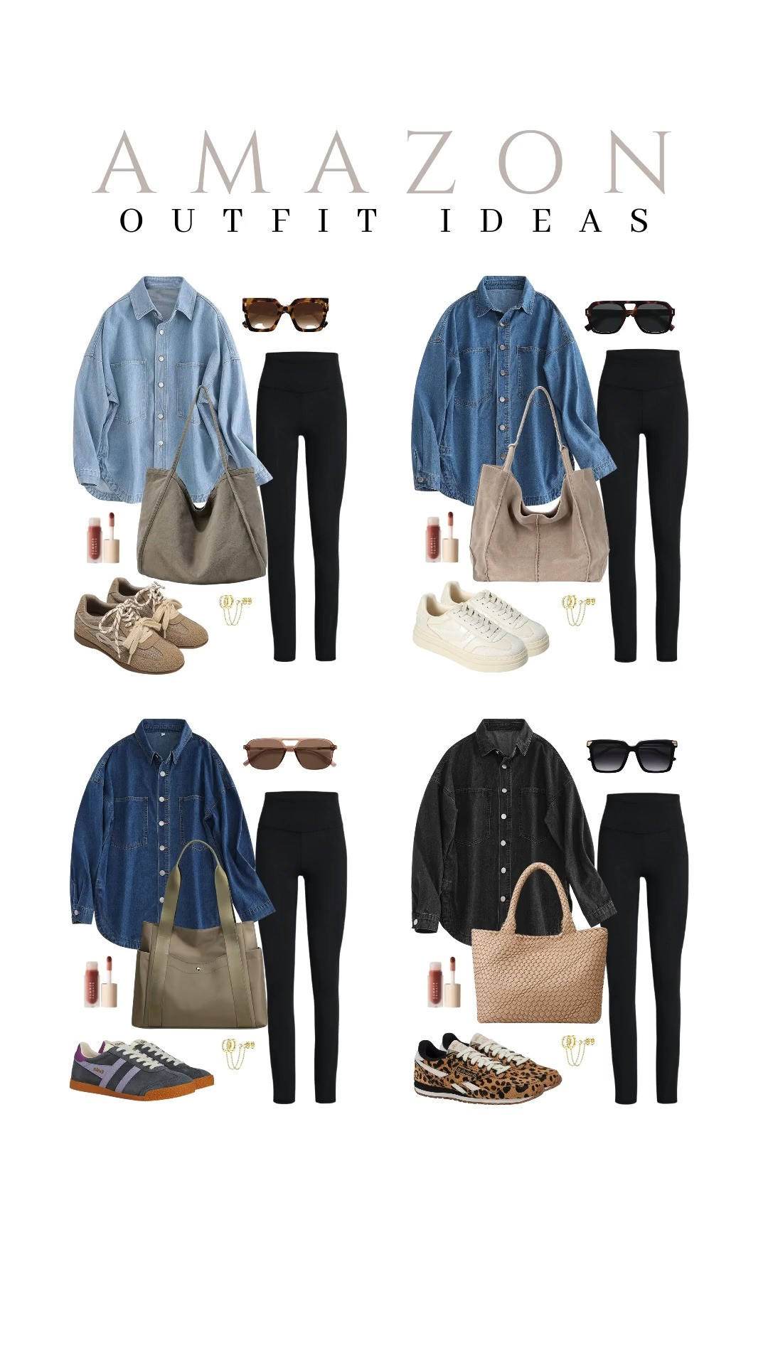 I’m so excited for this combination of a denim shirt and leggings. The shirt comes in so many colors, and I chose five of them to style for this collection. The leggings are from SINOPHANT, which is now the #1 bestseller in women’s shapewear leggings. 

 #LTKSeasonal #LTKSaleAlert #LTKTravel