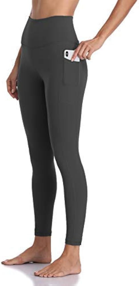 Colorfulkoala Women's High Waisted Yoga Pants 7/8 Length Leggings with Pockets | Amazon (US)