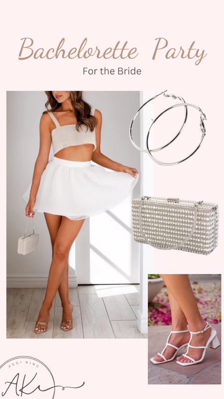 Super cute look for a Bachelorette party with the girls🤍

#bachelorette #bridetobe #wedding #styleinspo #sweepstakes #outfitinspo #LTKcreator 

#LTKFind #LTKwedding #LTKSeasonal