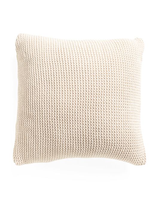22x22 Knit Pillow | TJ Maxx