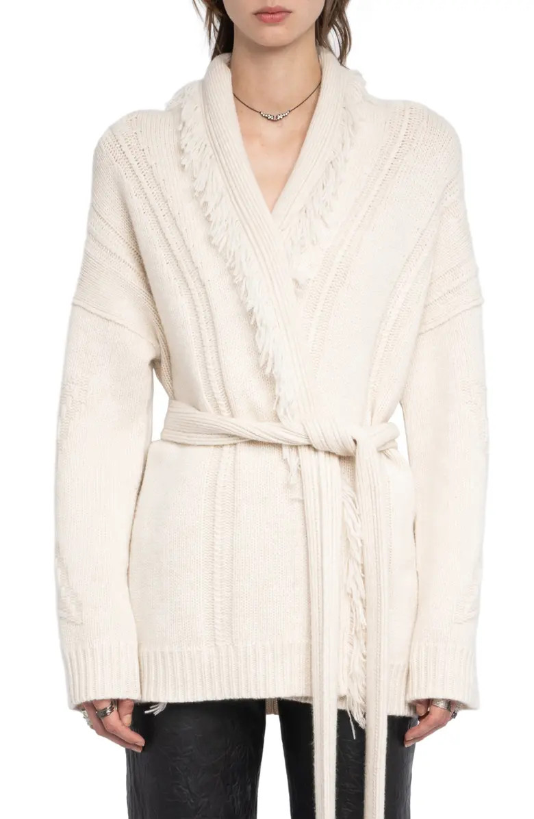 Wool & Cashmere Wrap Cardigan | Nordstrom