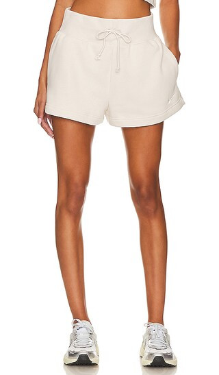 High-waisted Shorts in Light Orewood Brown & Sail | Revolve Clothing (Global)
