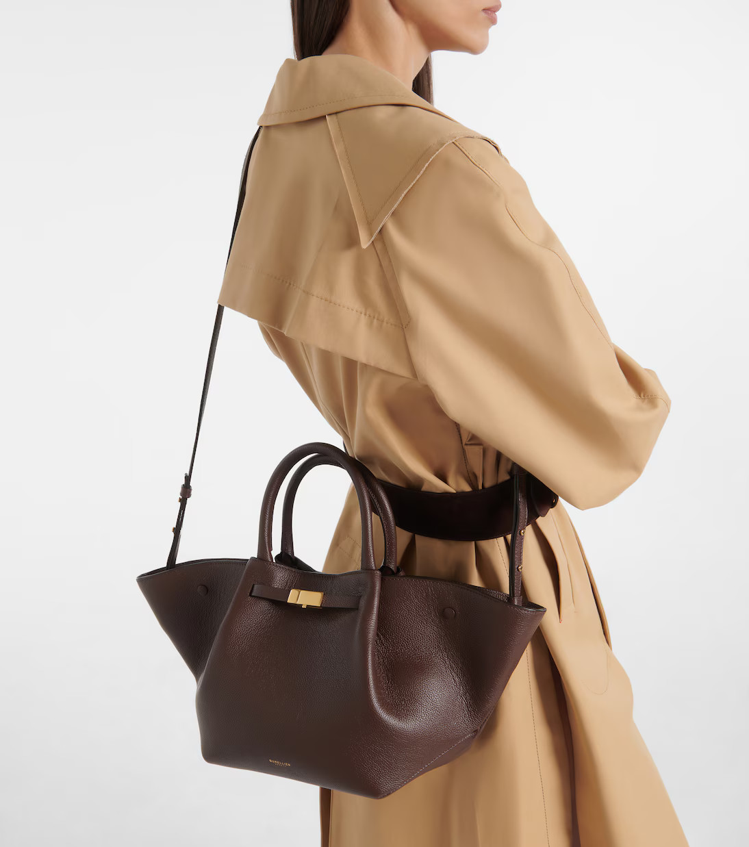 New York Midi leather tote bag | Mytheresa (UK)