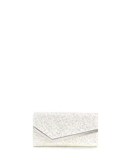 Emmie Glitter Clutch Bag | Neiman Marcus