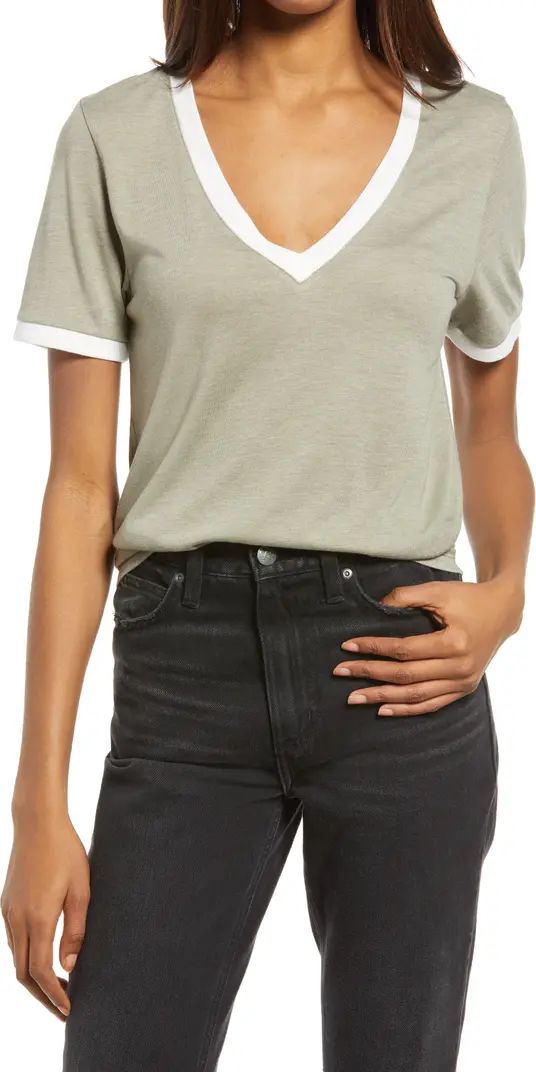 Ringer V-Neck T-Shirt | Nordstrom