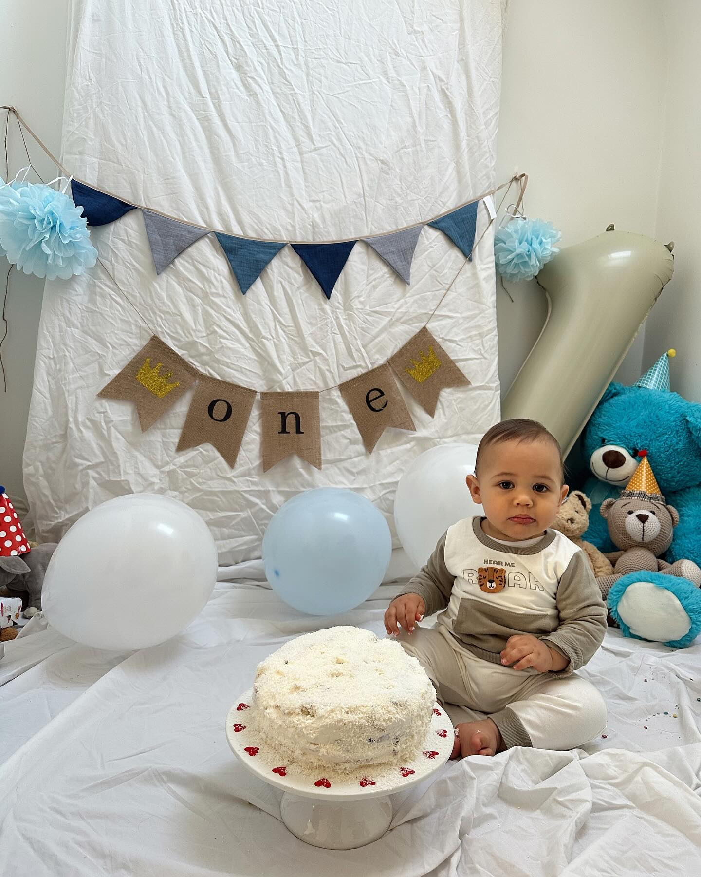happy 1st birthday to our absolute angel 🎂💙✨🦋🎉