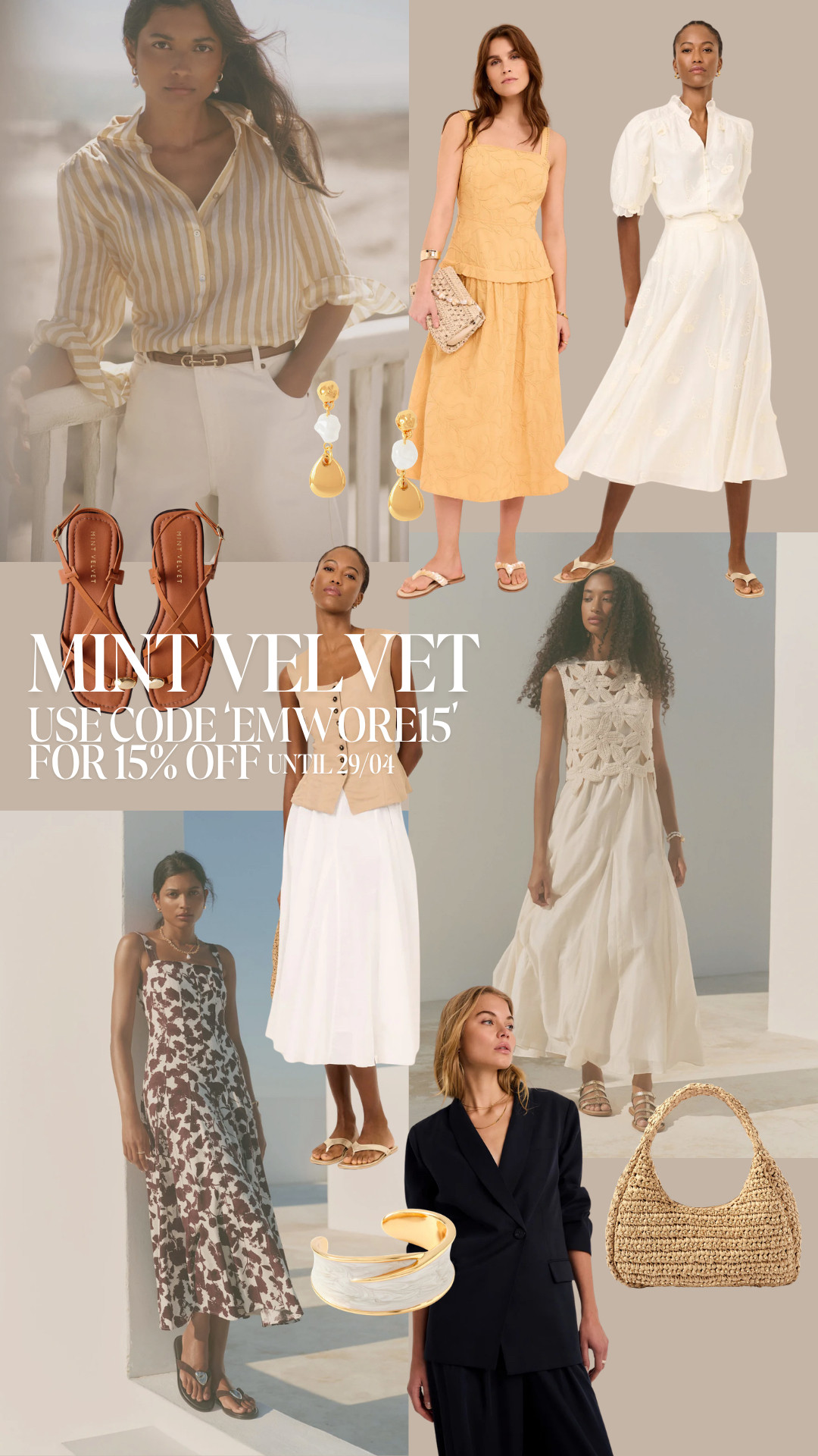 Mint Velvet New In 🤍 

Use code ‘EMWORE’ for 15% off until 29/04 🫶🏼
 

#LTKspring #LTKdresses #LTKstyletip