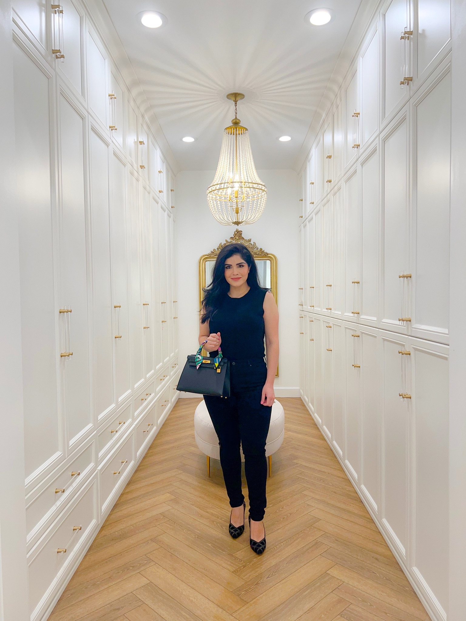 All black outfits are always very classy. This is another Meghan Markle look. I love how she wore this outfit with sneakers during the day and switched to heels for the evening. I’m wearing my favorite heels from e’mar Italy. These are the most comfortable heels ever.  

#LTKstyletip #LTKfindsunder100 #LTKworkwear