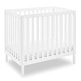 Delta Children Gio Mini Crib with 2.75" Mattress Included, Bianca White | Amazon (US)