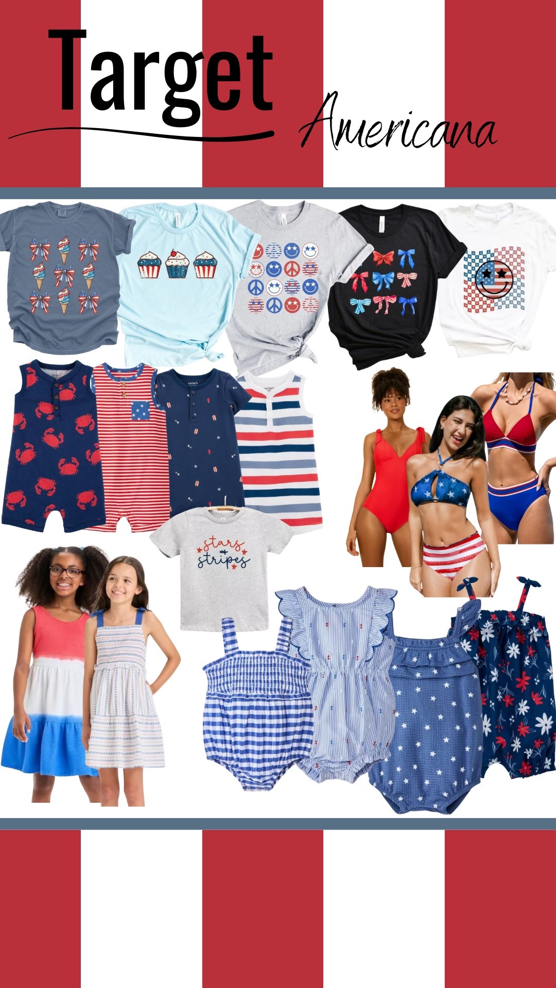 Perfect outfits for your 4th of July shindig  

#LTKSeasonal #LTKFamily #LTKSummerEdit