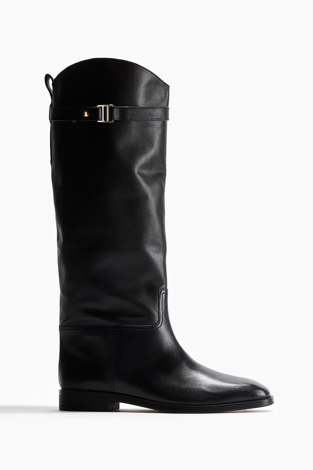 Knee-High Leather Boots | H&M (US + CA)