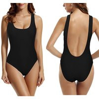 Tall & Plus Size Custom Text Black One Piece Swimsuit | Etsy (US)