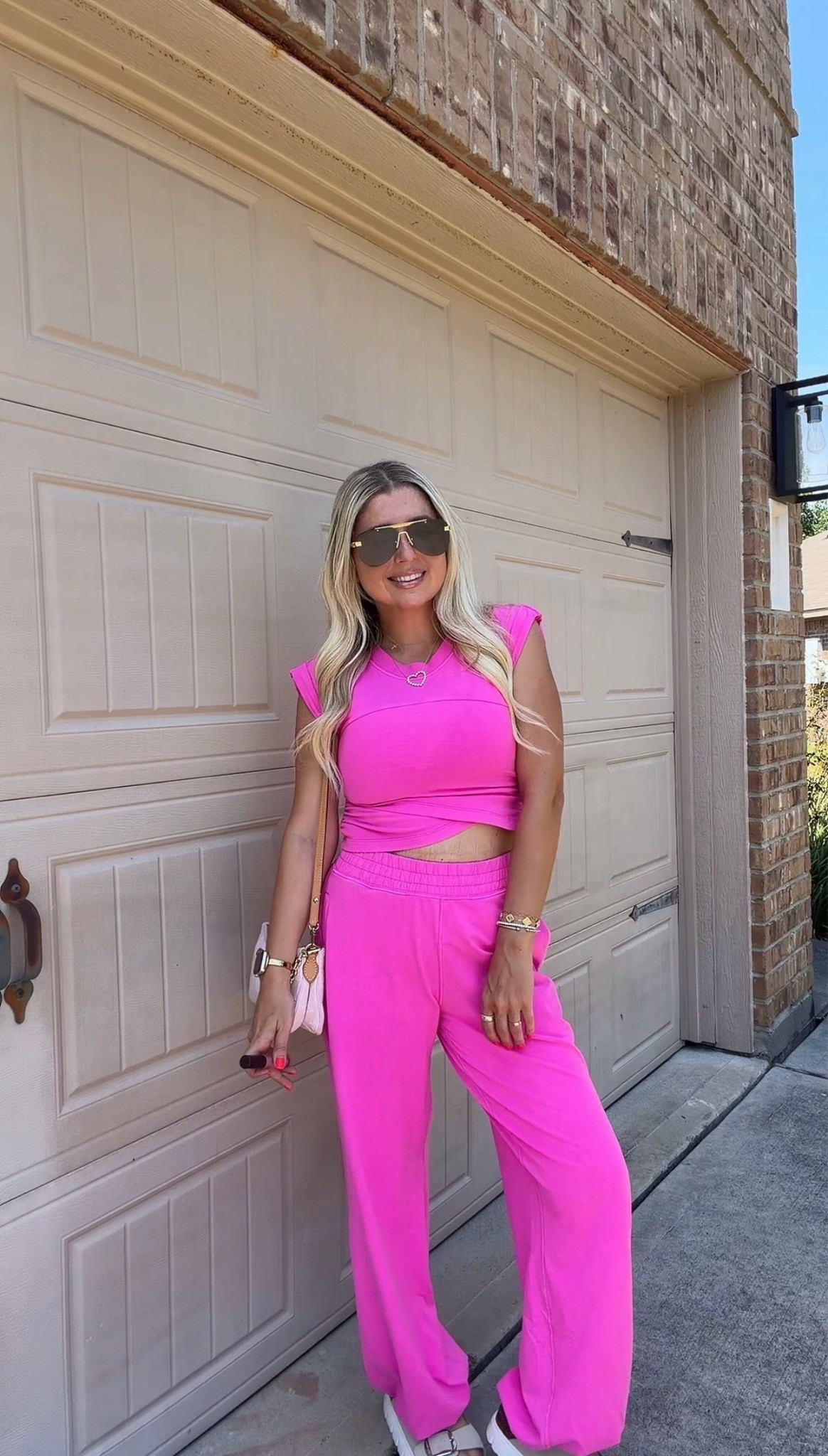 OOTD 
Matching set xs
Sandals tts

#LTKootd