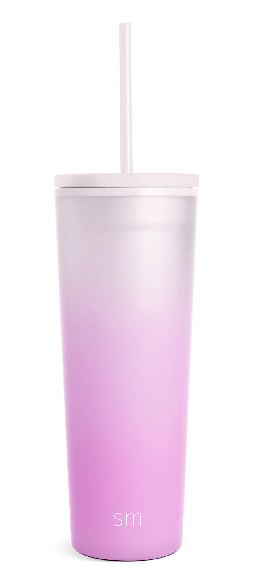 Simple Modern 24oz Double Wall Plastic Classic Tumbler with Lid and Straw, 24 Fluid Ounces, Elect... | Walmart (US)