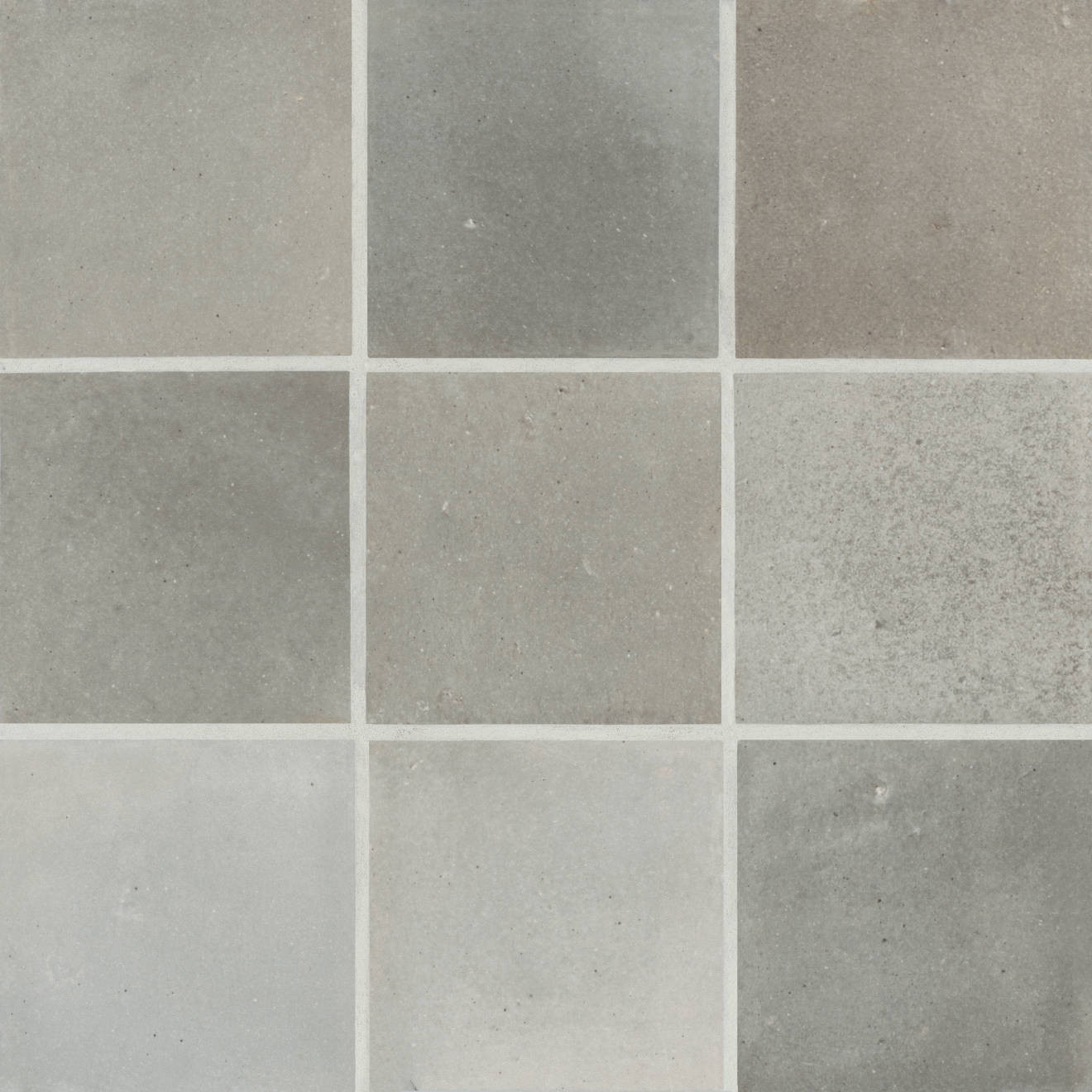 Celine 4" x 4" Matte Porcelain Floor & Wall Tile in Greige | Bedrosians Tile and Stone