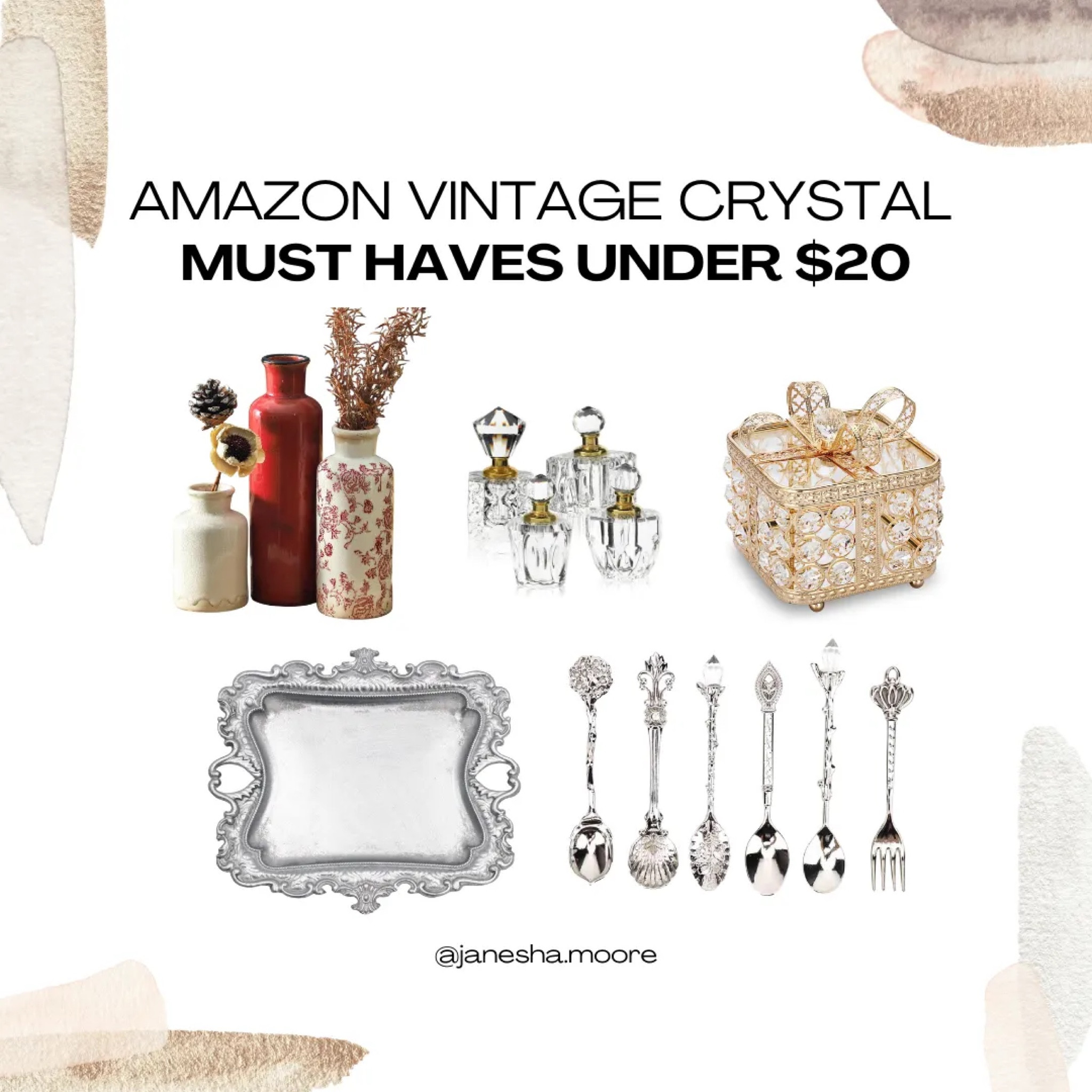 Amazon Vintage Crystal Must-Haves Under $20

#LTKhome #LTKfindsunder50