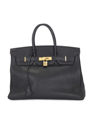 Hermes Togo Birkin 35 Handbag in Black | FWRD 