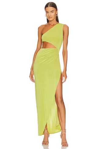 x REVOLVE Annabelle Gown in Chartreuse | Revolve Clothing (Global)