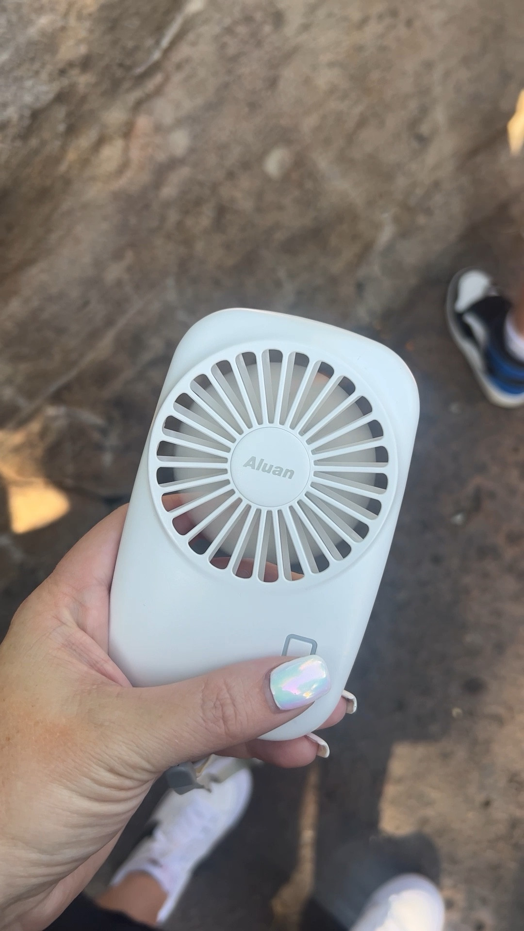 Battery powered handheld fan. Add a pop socket to the back to hold it easily 

#LTKsalealert #LTKfindsunder50 #LTKxPrime