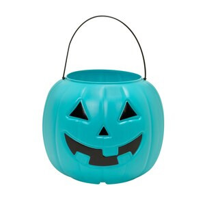 Spooky Village Teal Halloween Bucket, 8 in | CVS Health